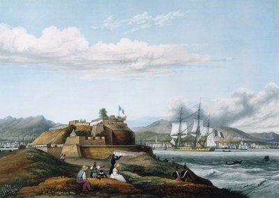 View of Fort Royal, Martinique by Ambroise Louis Garneray